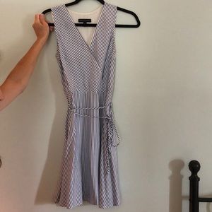 Banana Republic pinstriped dress